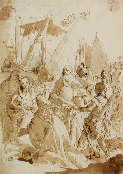 Aanbidding der Wijzen door Giovanni Battista Tiepolo